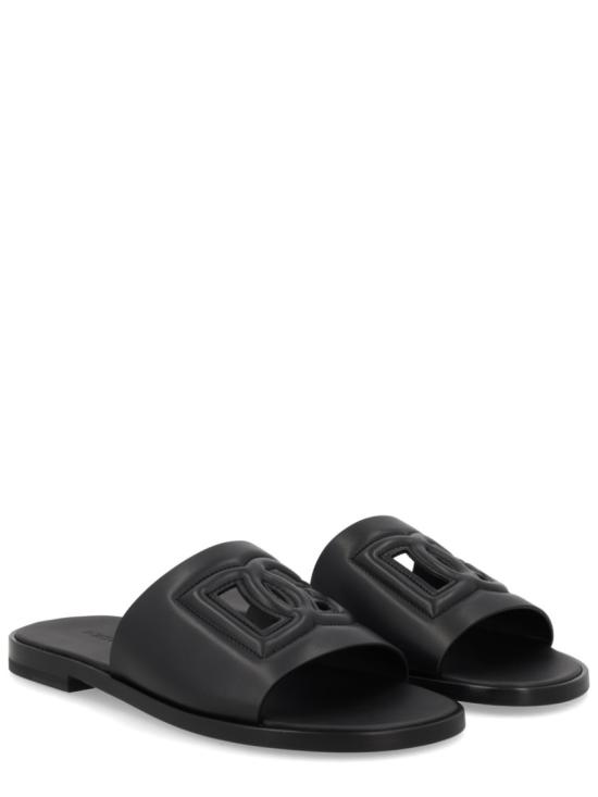 26SS 돌체앤가바나 뮬/슬리퍼 A80397 A036380999 Black - DOLCE & GABBANA