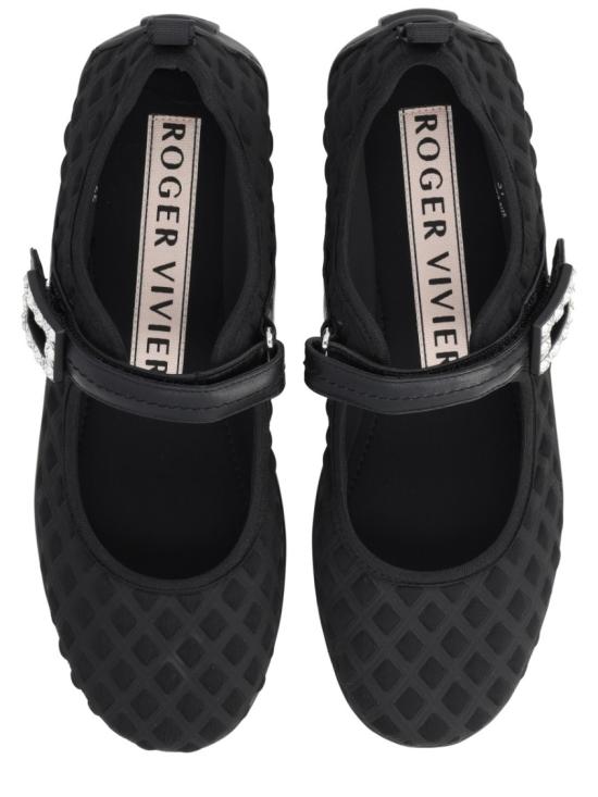 26SS 로저비비에 플랫 슈즈 RVW79344120NYE B999 Black - ROGER VIVIER