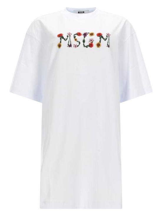 26SS 엠에스지엠 반팔 티셔츠 4041MDA82N 26700201 White