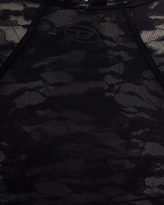 26FW 디젤 바디수트 티셔츠 8146259 Black - DIESEL