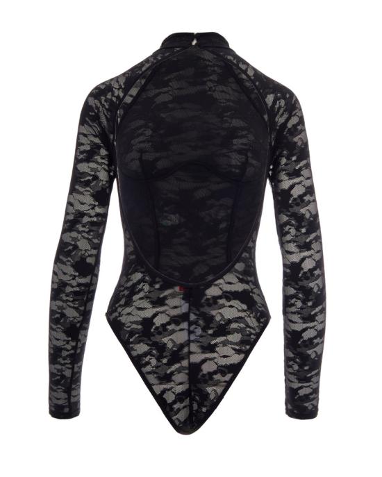 26FW 디젤 바디수트 티셔츠 8146259 Black - DIESEL