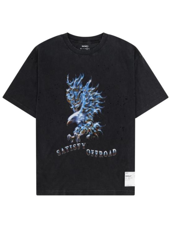 26SS 새티스파이 모스테크 티셔츠 11006 00A15 00A15 Black