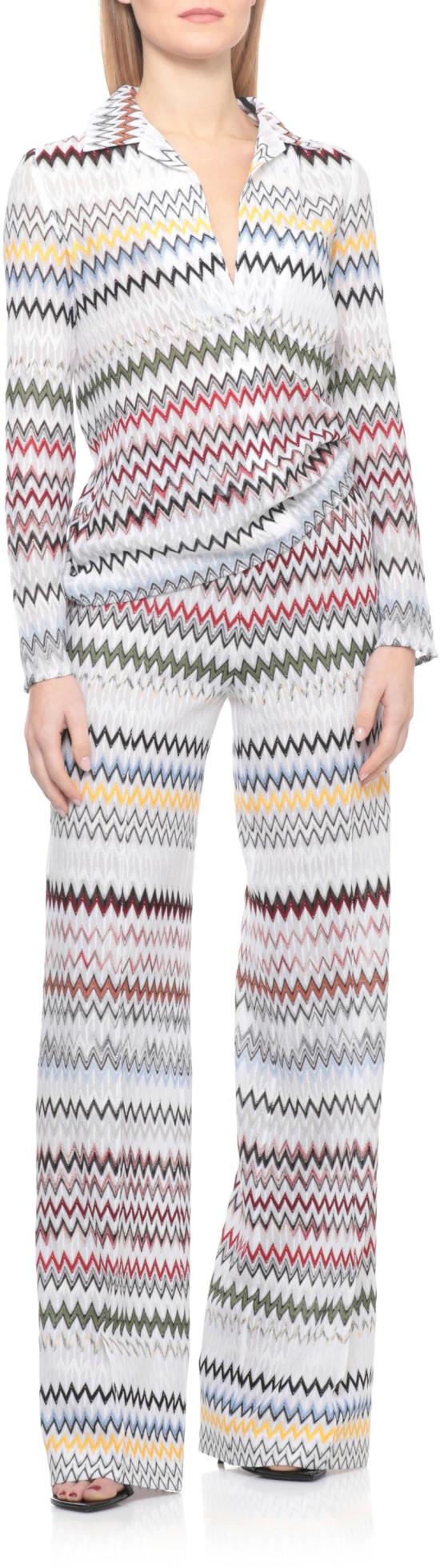 26SS 미소니 트레이닝/조거 팬츠 8053147700250 WHITE - MISSONI