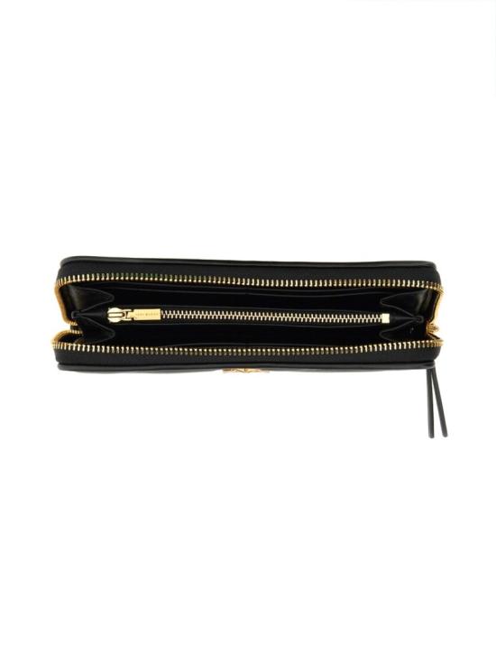  토리버치 키라 쉐브론 집 컨티넨탈 월렛 90348 001 Black - TORY BURCH
