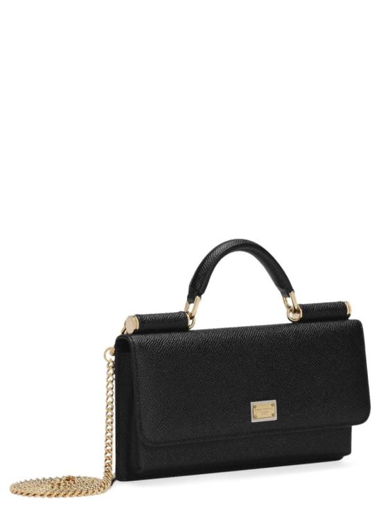  돌체앤가바나 Dauphine-print calfskin 미니백 BI3280 A100180999 Black - DOLCE & GABBANA