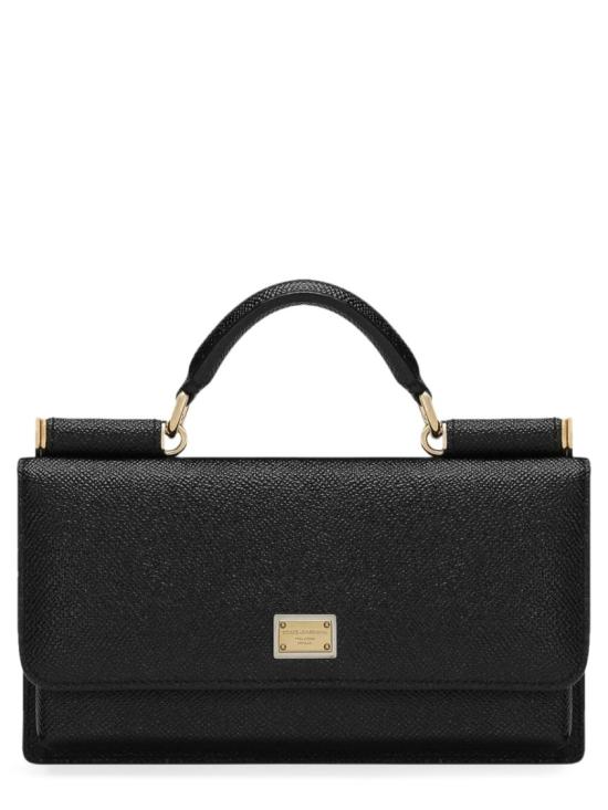  돌체앤가바나 Dauphine-print calfskin 미니백 BI3280 A100180999 Black