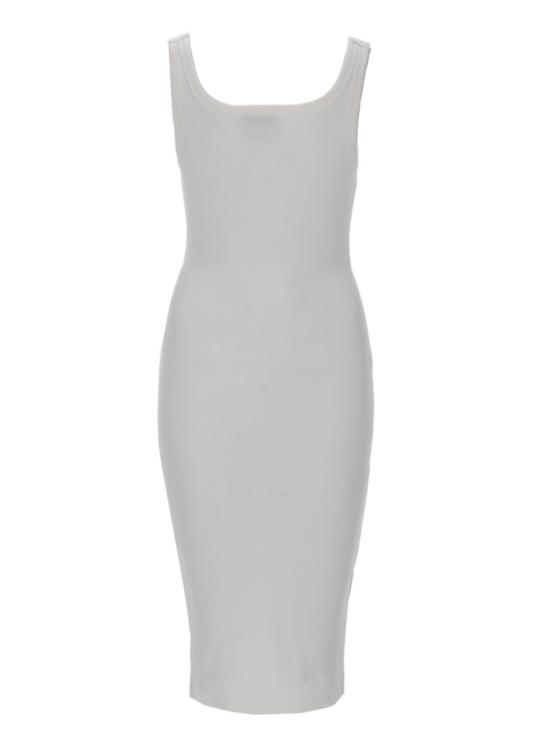 26SS 베르사체 미디 원피스 80HAO943 J0198039 White - VERSACE