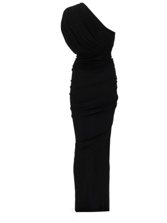 26SS 릭 오웬스 X 릴리즈 롱 원피스 LI01F7505 JVS09 Black - RICK OWENS X LILIES