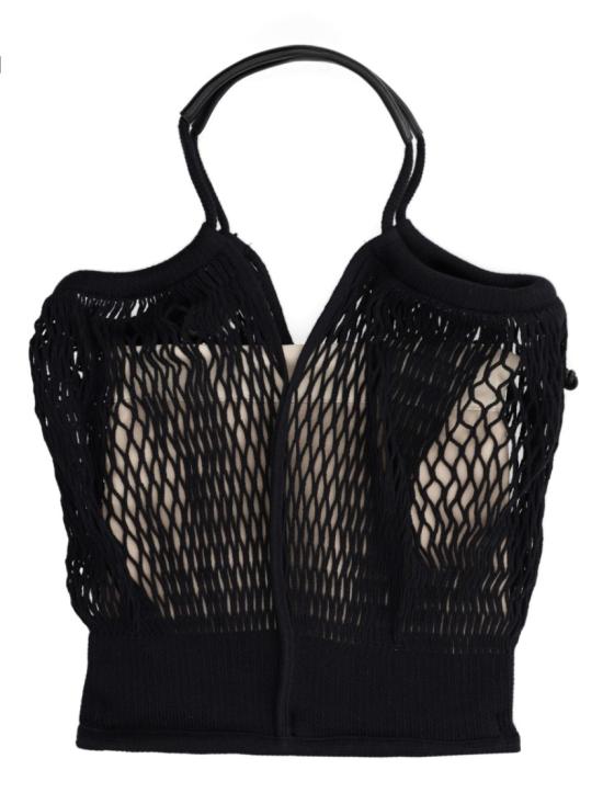 26SS 헤레우 숄더백 CALFIWBS26 001 1NT BLACK NATURAL Black - HEREU