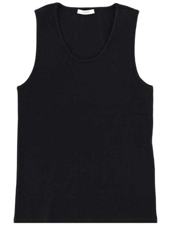 26SS 르메르 저지 탱크탑 TS0006 LJ1030BK999 Black
