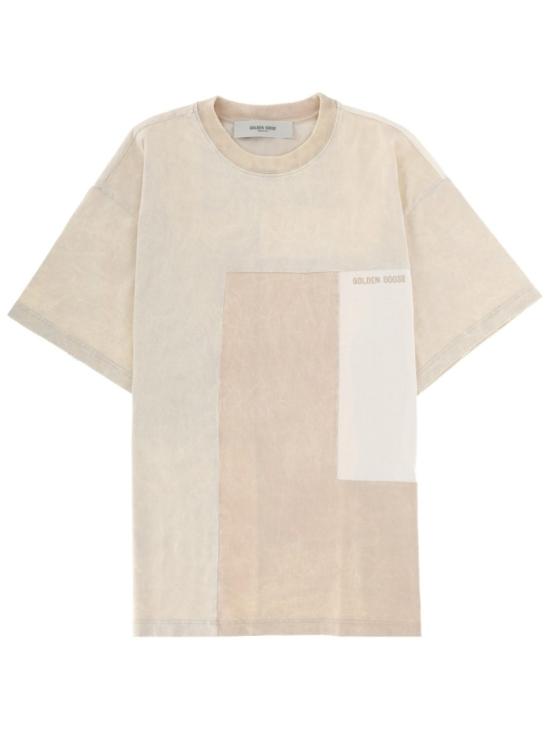 26SS 골든구스 반팔 티셔츠 GMP01535 P00236512389 Neutrals