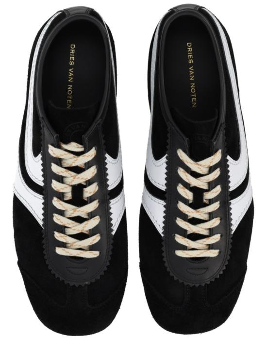 드리스 반 노튼 스웨이드 스니커즈 021726 0126998 Black - DRIES VAN NOTEN