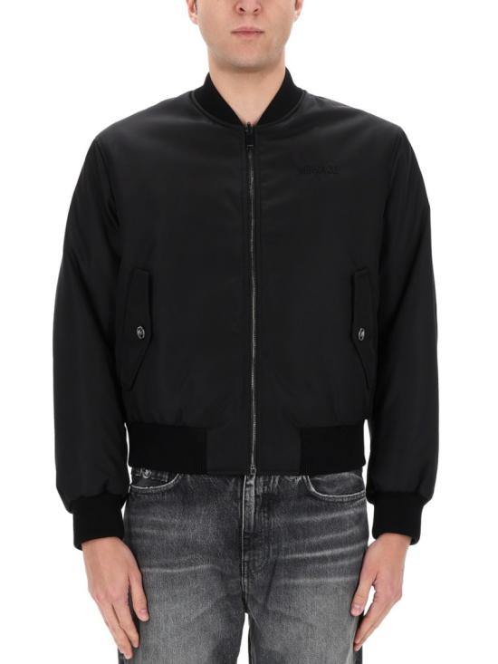 26SS 베르사체 봄버 자켓 1022803 1A168565BE50 Black - VERSACE