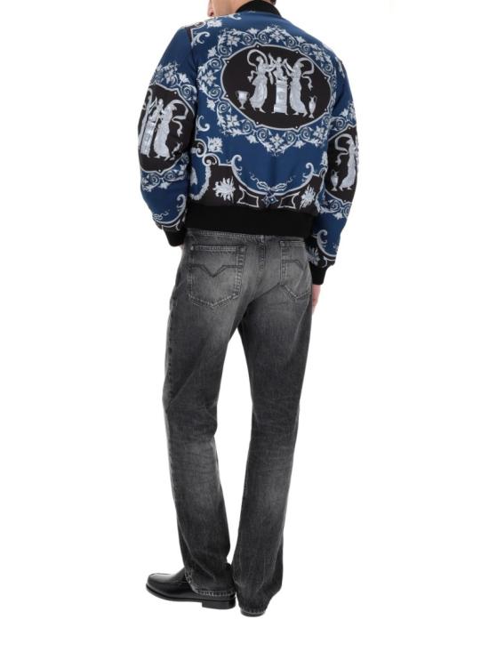 26SS 베르사체 봄버 자켓 1022803 1A168565BE50 Black - VERSACE