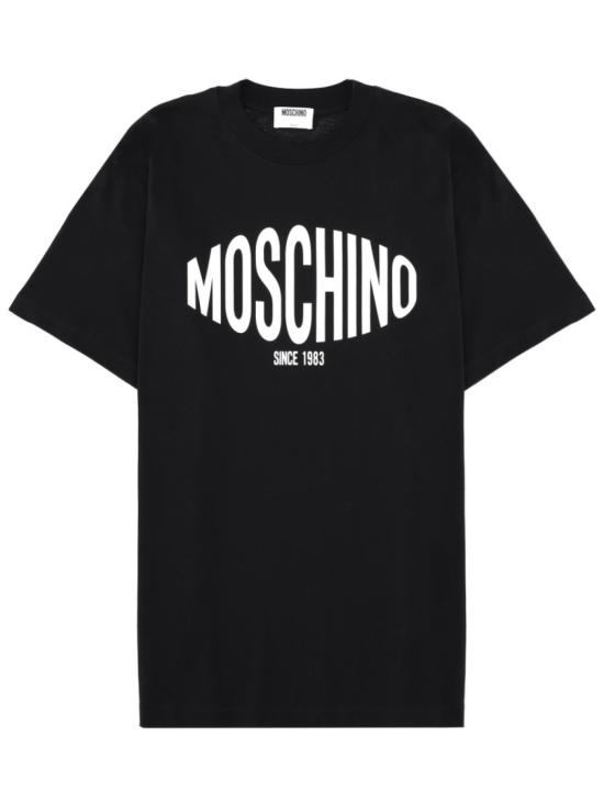 26SS 모스키노 반팔 티셔츠 07020241 1555 Black