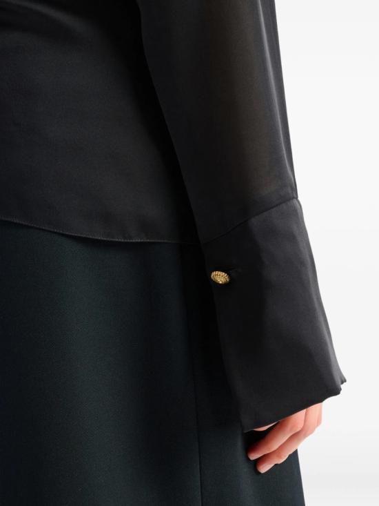 26FW 발망 블라우스 HF1HS490 SB04 Black - BALMAIN