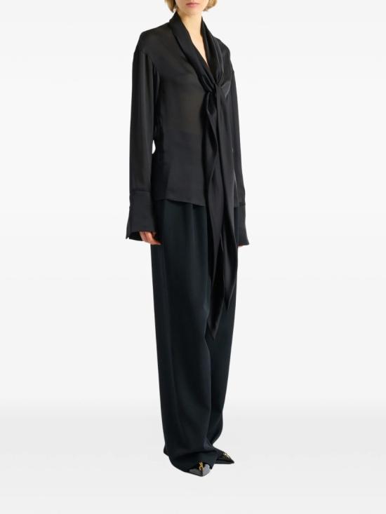 26FW 발망 블라우스 HF1HS490 SB04 Black - BALMAIN