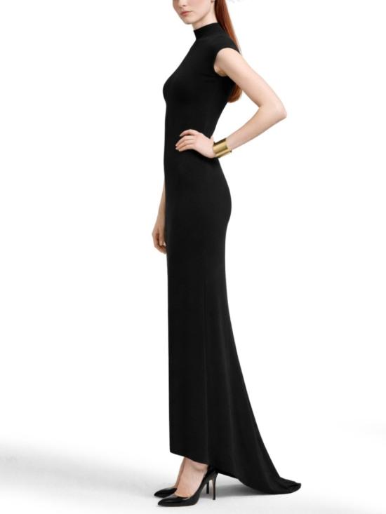26SS 톰포드 롱 원피스 ABJ889 JEX188NAA Black - TOMFORD