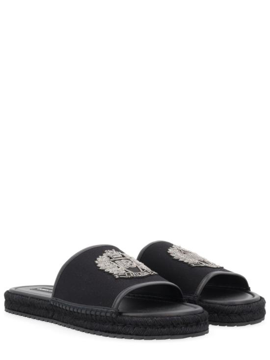 26SS 돌체앤가바나 뮬/슬리퍼 A80566 A00928B956 Black - DOLCE & GABBANA