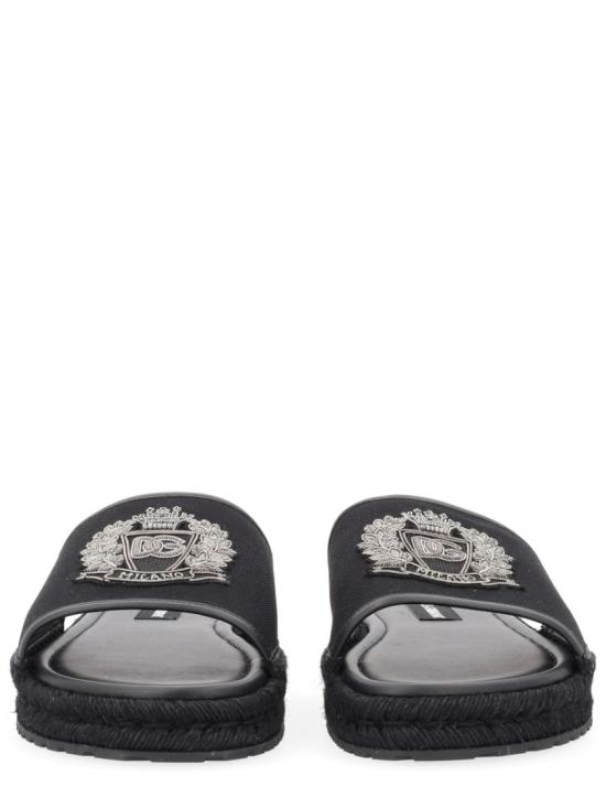 26SS 돌체앤가바나 뮬/슬리퍼 A80566 A00928B956 Black - DOLCE & GABBANA