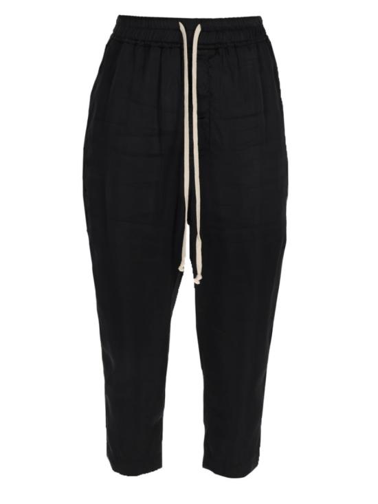 26SS 릭 오웬스 스트레이트 팬츠 RP01F6303 N09 Black