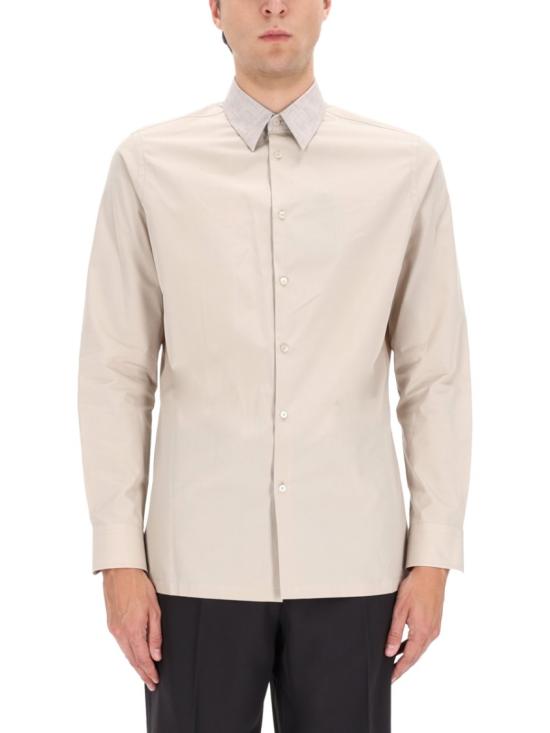 25FW 펜디 긴팔 셔츠 FS0751 AVDDF0GDM Neutrals