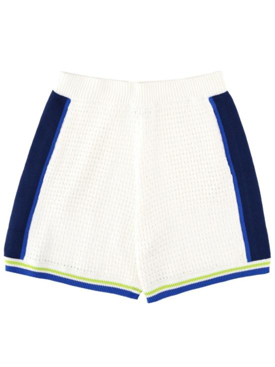 26SS 카사블랑카 숏팬츠 M SS26 KW 1311 01WHITE BLUE White - CASABLANCA