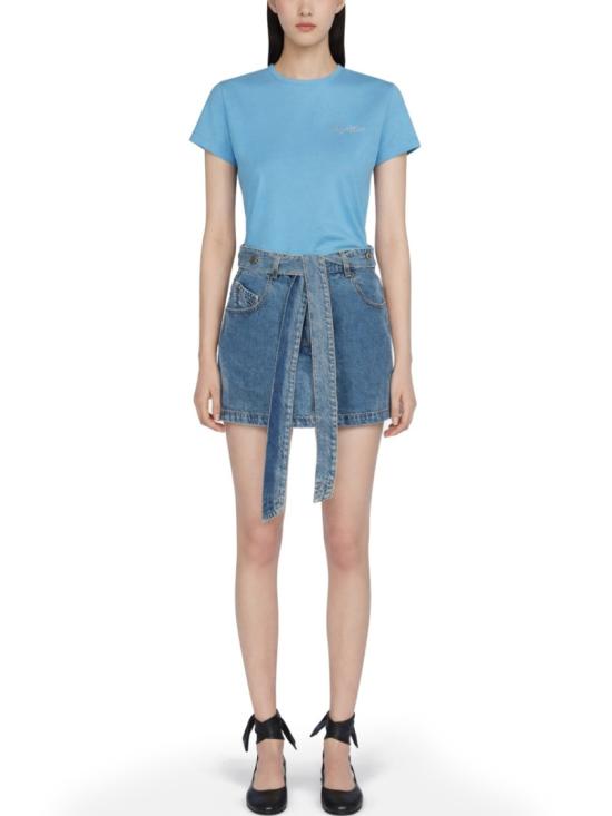 26SS 디 아티코 데님 스커트 260WCR00154 DDD116AA024 Blue - THE ATTICO