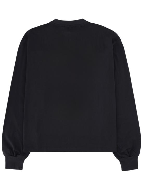  가니 푸들 롱슬리브 티셔츠 A1050036 252 Black - GANNI