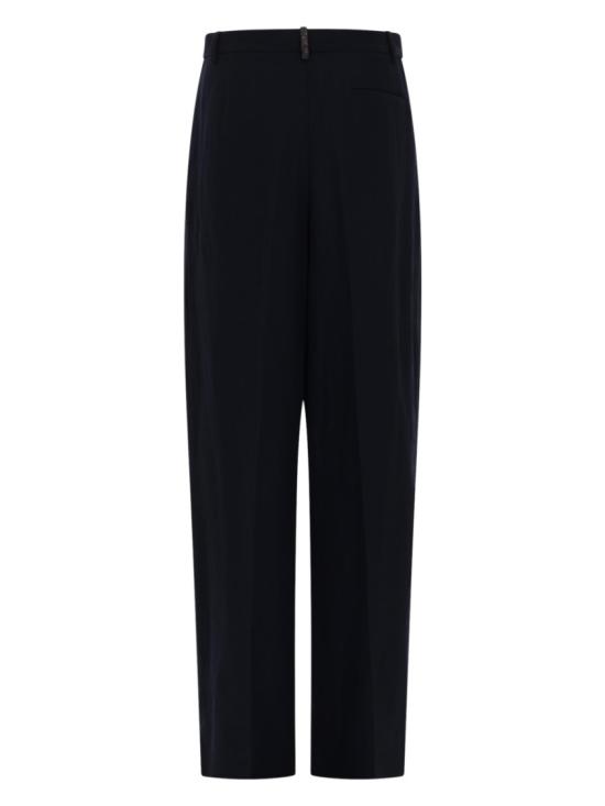 26SS 파비아나 필리피 플루이드 린넨 비스코스 트라우저 PAD276F367 M1505146 Black - FABIANA FILIPPI