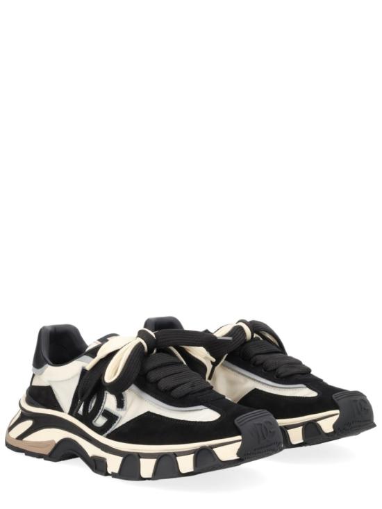26SS 돌체앤가바나 DG 컨트리 로드 나일론 앤 레더 스니커즈 CS2403 A02058S469 Black - DOLCE & GABBANA