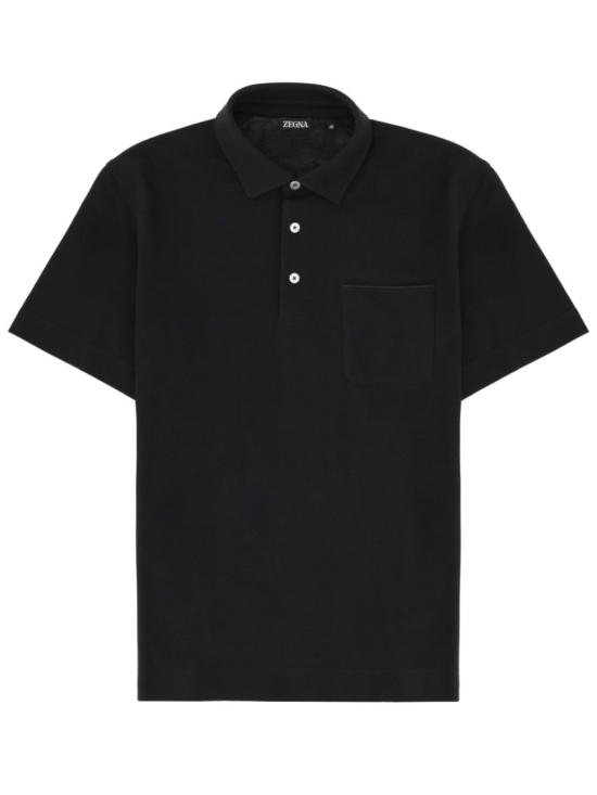  에르메네질도제냐 폴로 티셔츠 UH392A3 H752K09 Black