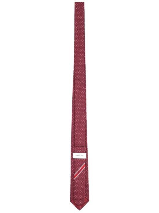 26SS 살바토레 페라가모 넥타이 789253 351355004 Burgundy - SALVATORE FERRAGAMO