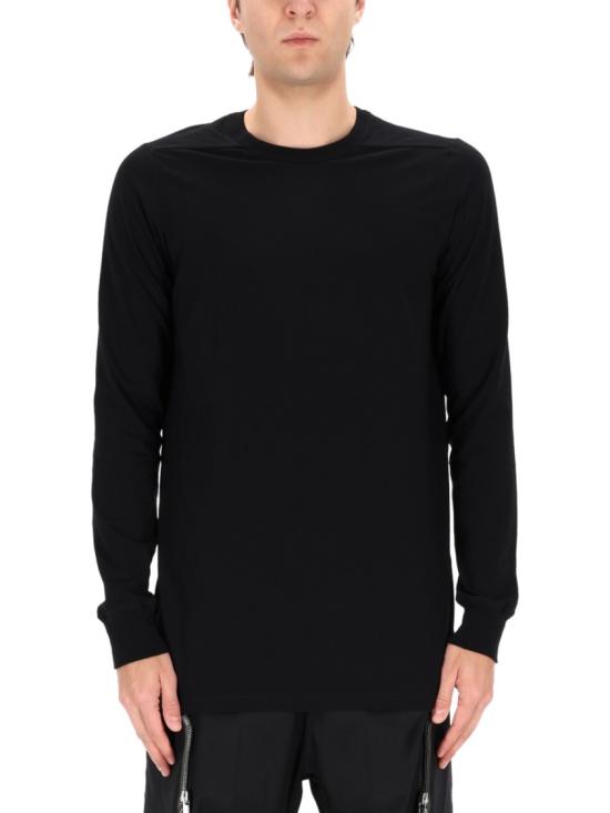 26SS 릭 오웬스 긴팔 티셔츠 RU01F2266 JA09 Black - RICK OWENS