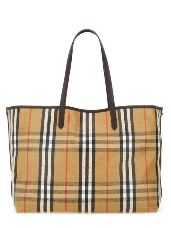  버버리 하이랜드 미디움 토트백 8112222 B9368 Neutrals - BURBERRY