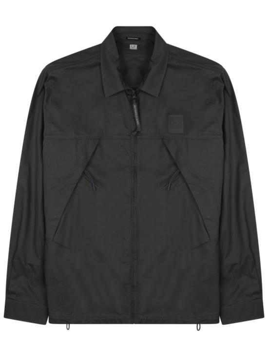 26SS 씨피 컴퍼니 메트로폴리스 시리즈 가바딘 집 오버셔츠 20CLOS062A 006472A921 Black