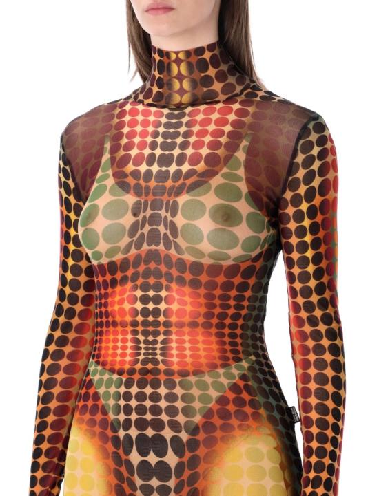 26SS 장 폴 고티에 롱 원피스 DR131M018P155060 Multicolor - JEAN PAUL GAULTIER