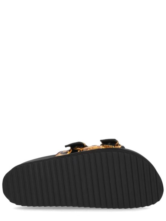 26SS 베르사체 바로크 버클 아리조나 샌들 80VA3SM1 ZS366G89 Black - VERSACE