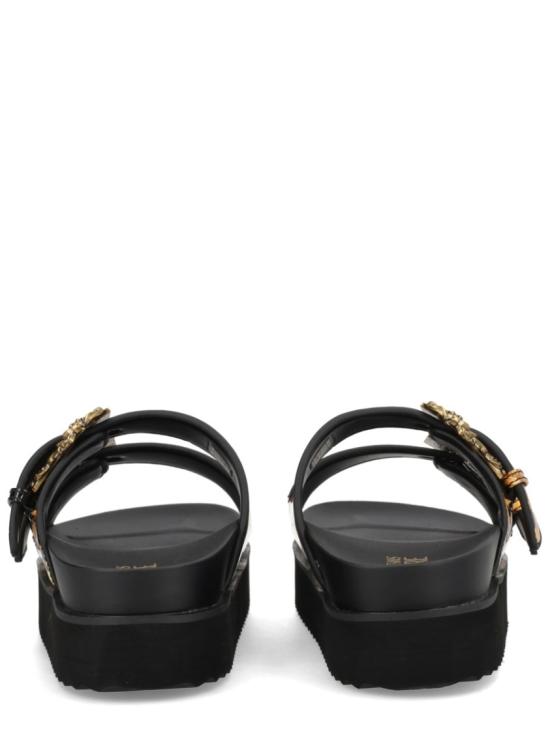 26SS 베르사체 바로크 버클 아리조나 샌들 80VA3SM1 ZS366G89 Black - VERSACE