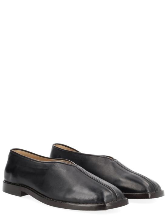 26SS 르메르 플랫 파이핑 슬리퍼 FO0290 LL0023MU096 Black - LEMAIRE