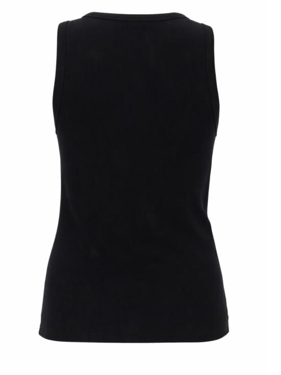 26SS 파코라반 민소매 티셔츠 24FJTE165CO0530 P001 Black - PACO RABANNE