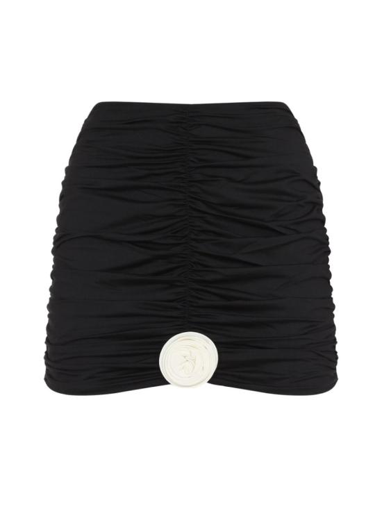  라 레베체 숏 스커트 LILLIBET SKIRT BLACK IVORY Black