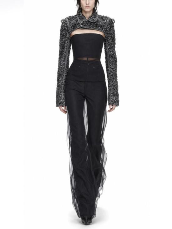26SS 릭 오웬스 데님 팬츠 RO01F6329 TUCV09 Black - RICK OWENS