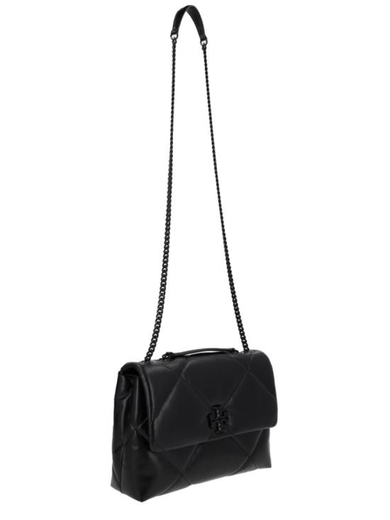 26SS 토리버치 키라 퀼팅 레더 숄더 백 174882 002 Black - TORY BURCH