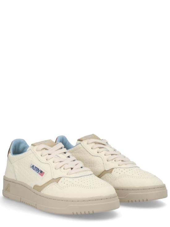 26SS 오트리 메달리스트 로우 레더 스니커즈 AULW NE15 White - AUTRY