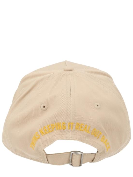 26SS 디스퀘어드2 로고 베이스볼 캡 BCM0922 05C000015130 Neutrals - DSQUARED2
