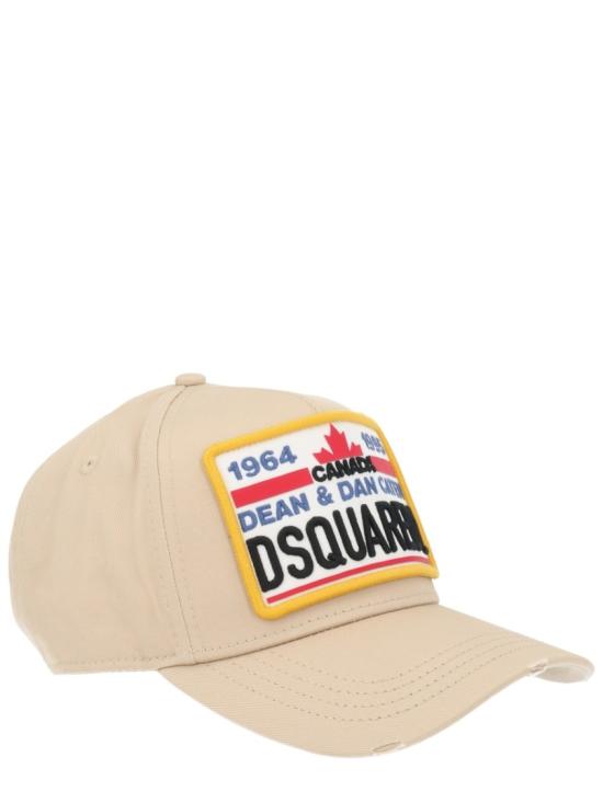 26SS 디스퀘어드2 로고 베이스볼 캡 BCM0922 05C000015130 Neutrals - DSQUARED2
