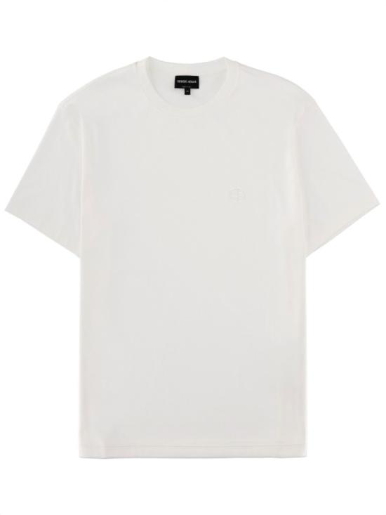26SS 조르지오 아르마니 반팔 티셔츠 3HSM72 SJTKZU0002 White