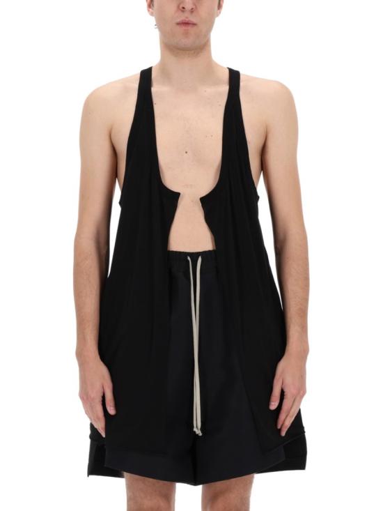 26SS 릭 오웬스 반팔 티셔츠 RR01F2102 BH09 Black - RICK OWENS