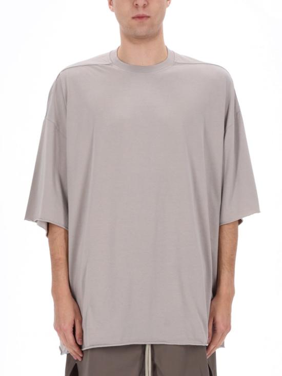 26SS 릭 오웬스 반팔 티셔츠 RU01F2283 JA08 Grey - RICK OWENS